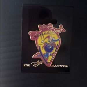 Vintage Disney Blizzard Beach Pin with Yellow and Blue